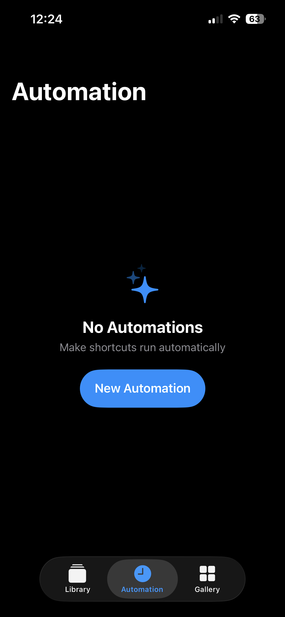 Automations tab
