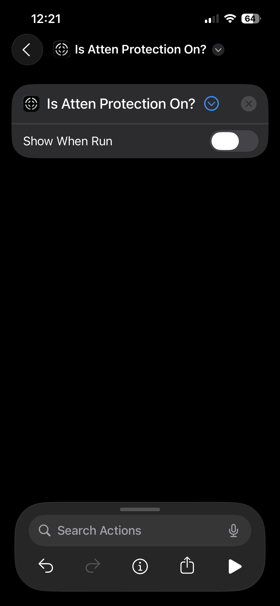 Naming the shortcut