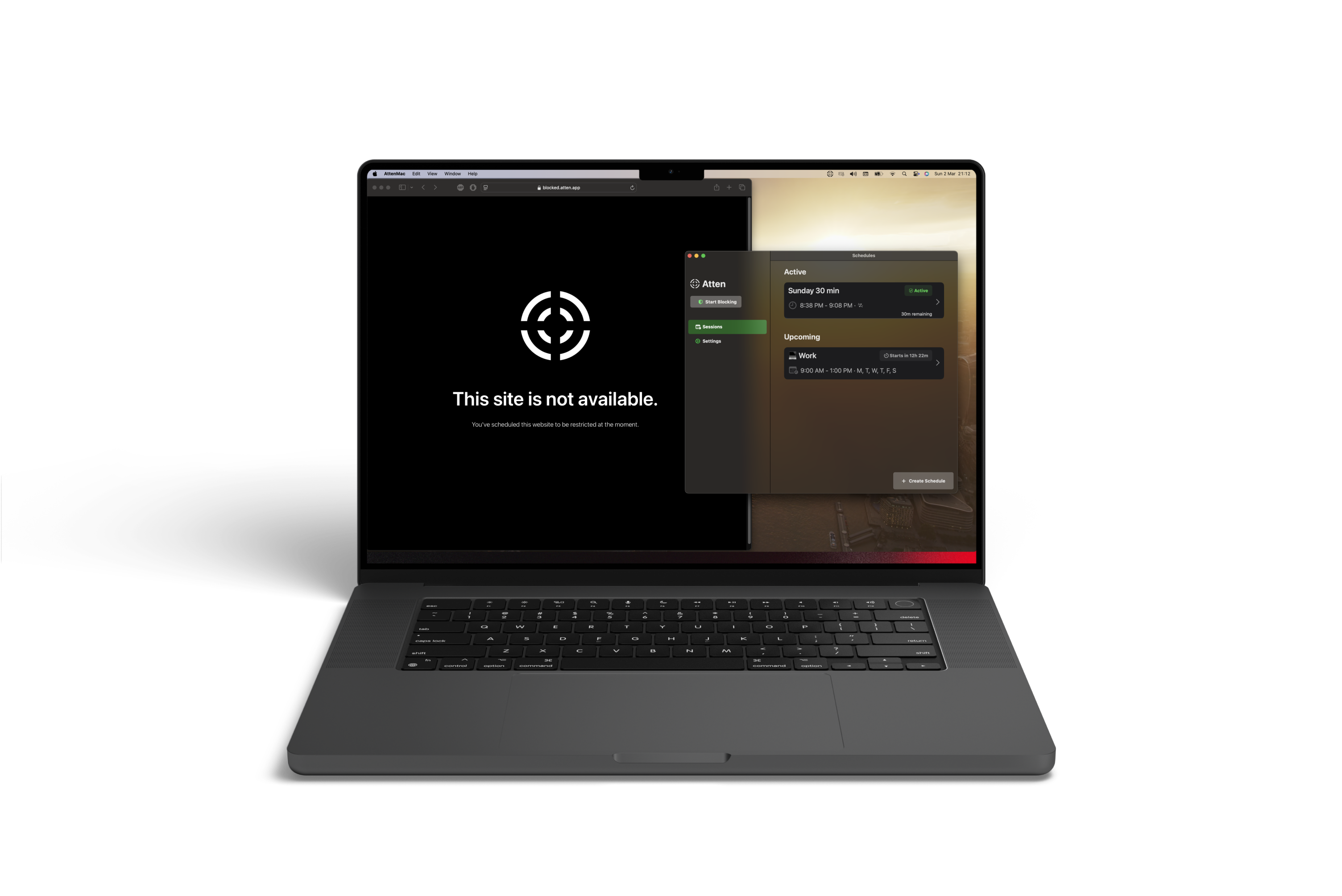 Atten on MacBook